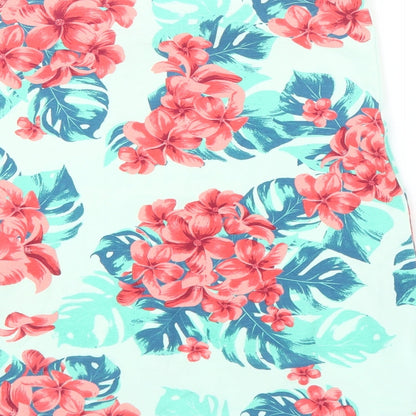 Capsule Womens Green Floral  Bandage Skirt Size 14