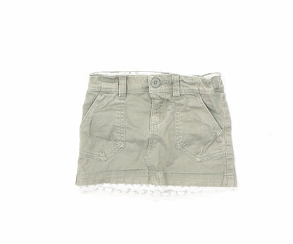 H&M Girls Green   A-Line Skirt Size 2 Years