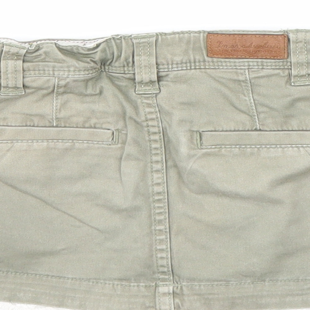 H&M Girls Green   A-Line Skirt Size 2 Years