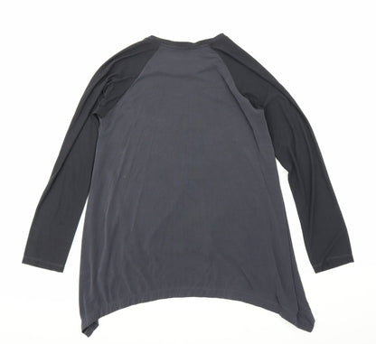 Life with Bird Womens Grey   Basic Blouse Size 10