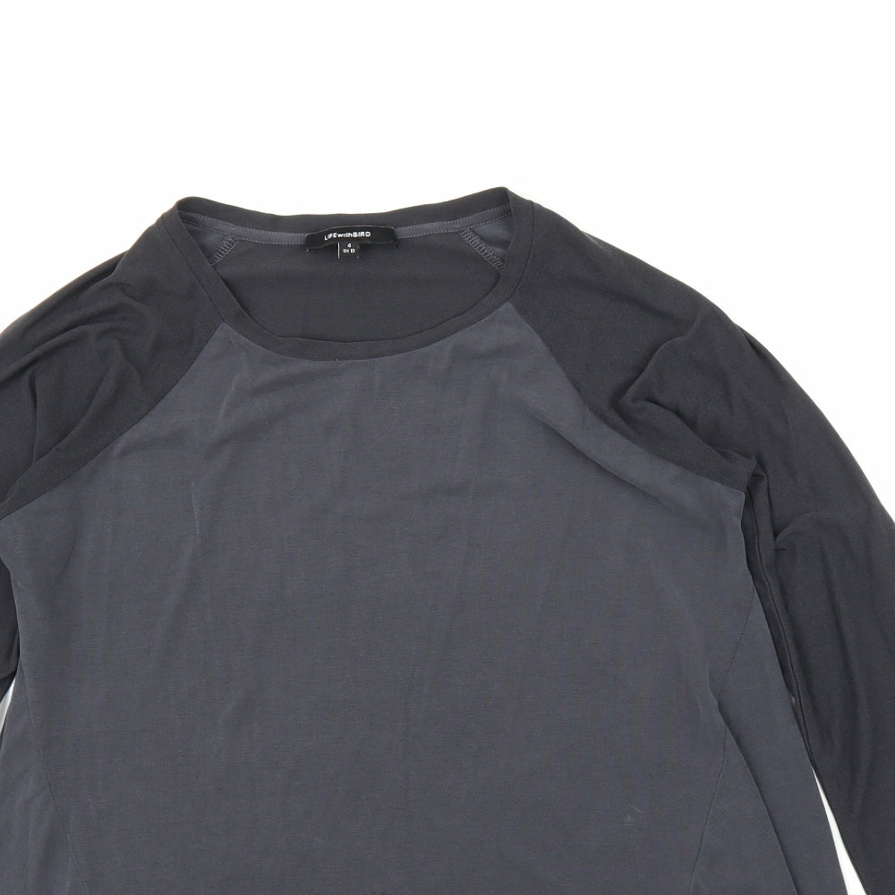 Life with Bird Womens Grey   Basic Blouse Size 10