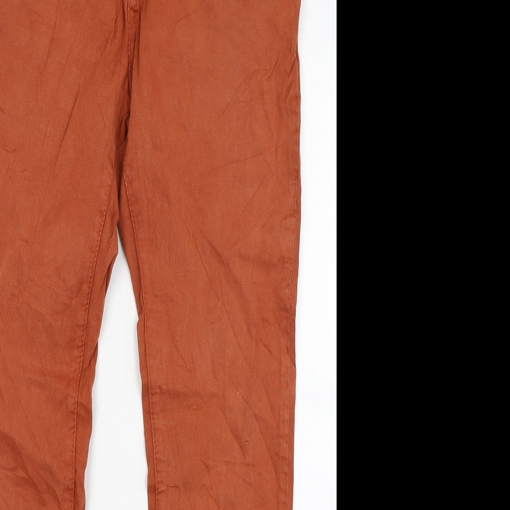 Place de jour Womens Brown  Denim Skinny Jeans Size 12 L28 in