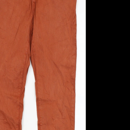 Place de jour Womens Brown  Denim Skinny Jeans Size 12 L28 in