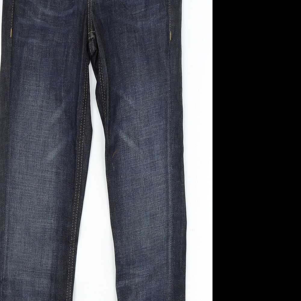 Womens UK Size 25 in H&M Regular Fit Skinny Blue Jeans