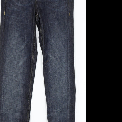 Womens UK Size 25 in H&M Regular Fit Skinny Blue Jeans