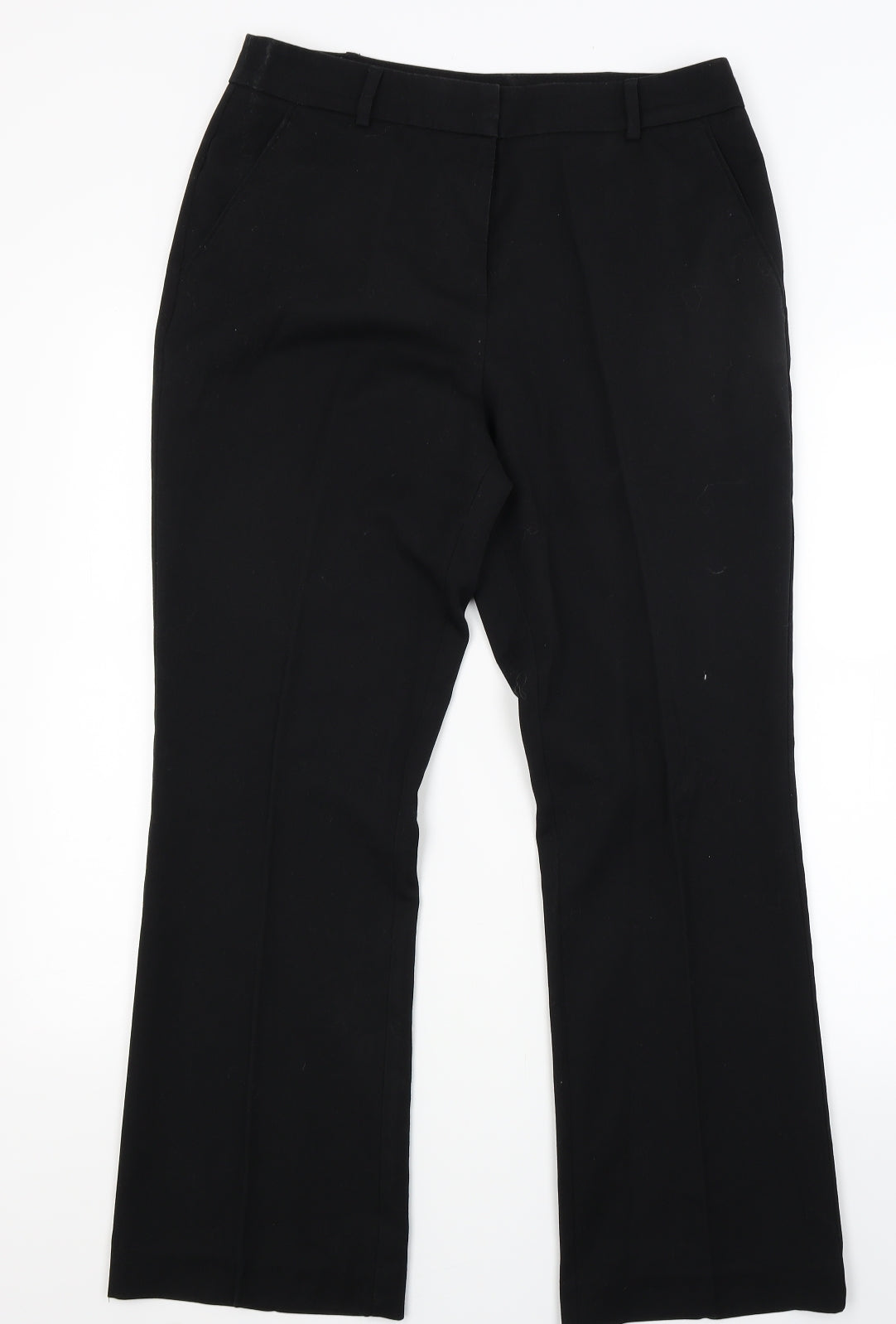 TU Womens Black   Trousers  Size 12 L25 in
