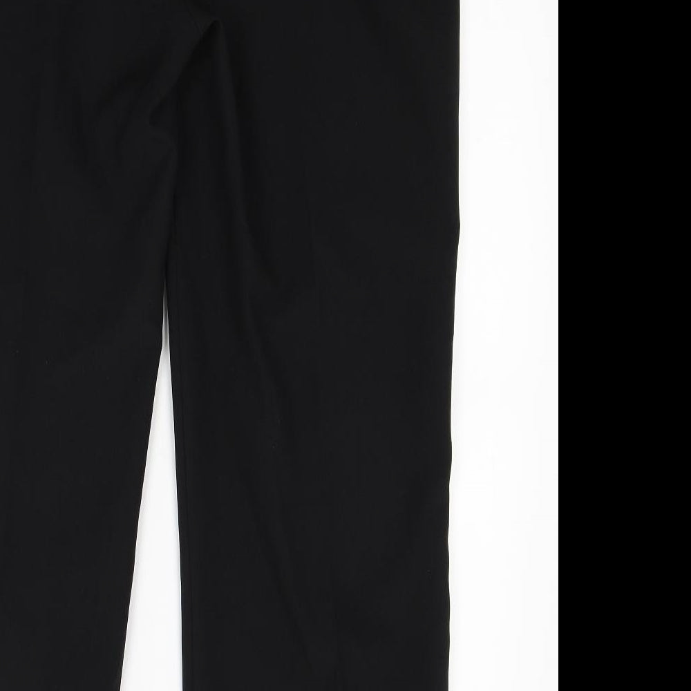 Womens UK Size 16 Peacocks Regular Fit  Black Trousers