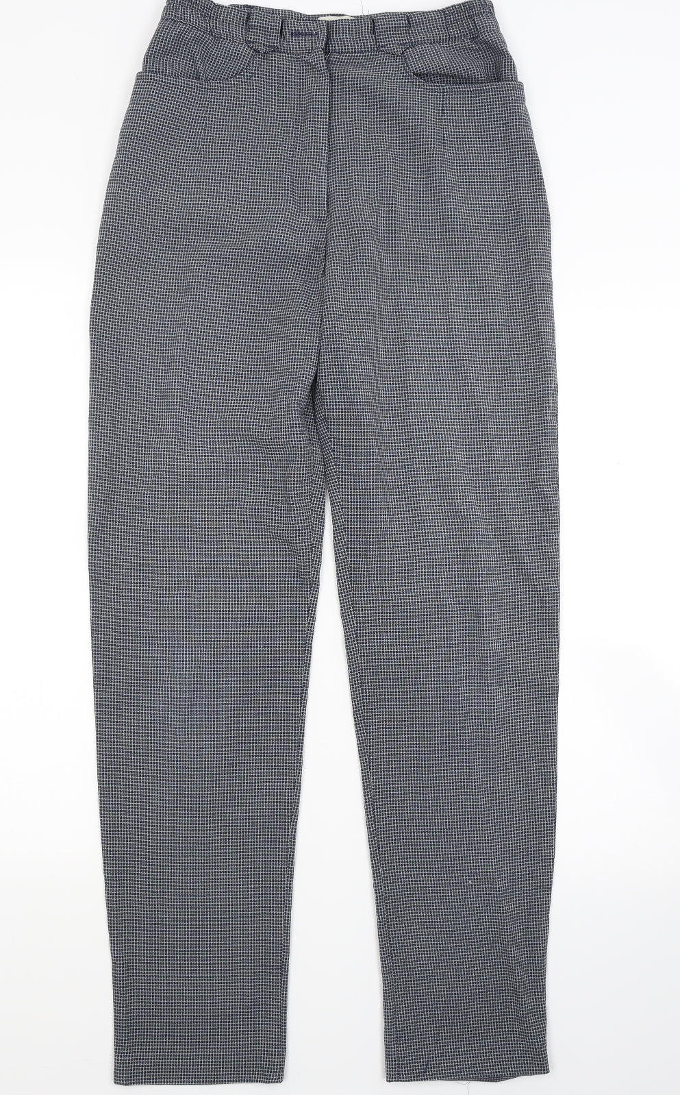 Green Lamb Womens Grey Check  Trousers  Size 10 L27 in