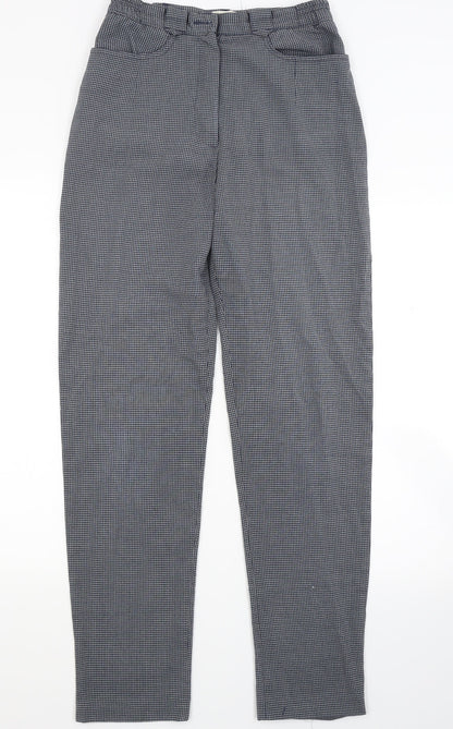 Green Lamb Womens Grey Check  Trousers  Size 10 L27 in