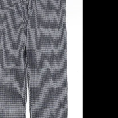 Green Lamb Womens Grey Check  Trousers  Size 10 L27 in