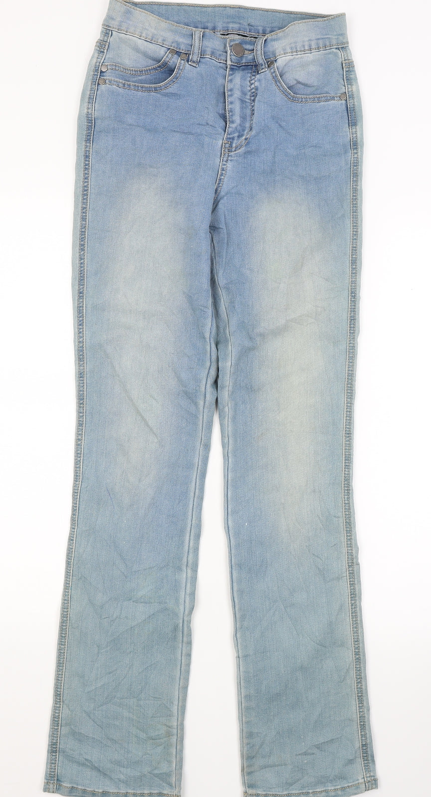 Matalan Womens Blue  Denim Skinny Jeans Size 8 L28 in