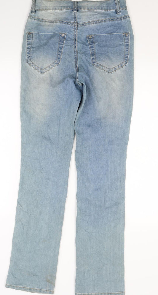 Matalan Womens Blue  Denim Skinny Jeans Size 8 L28 in