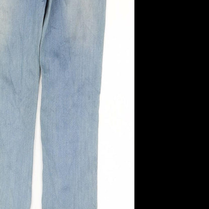 Matalan Womens Blue  Denim Skinny Jeans Size 8 L28 in