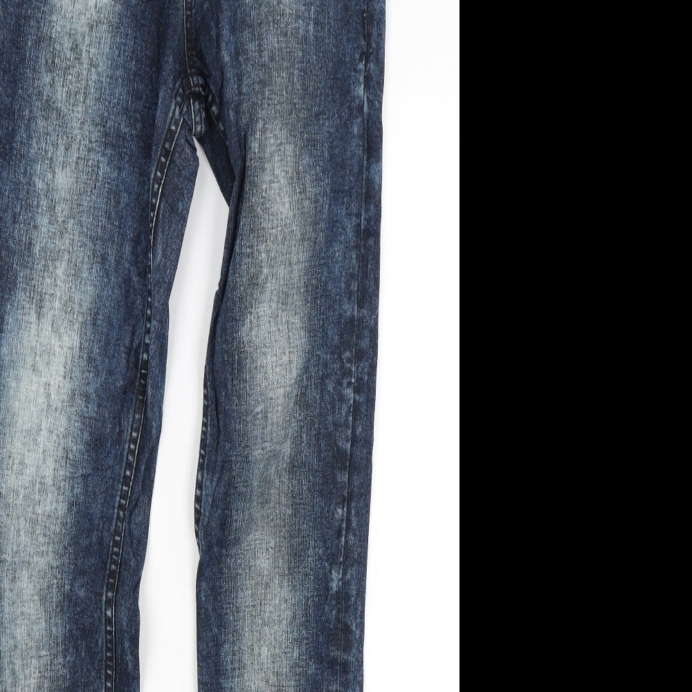 Croker Womens Blue  Denim Skinny Jeans Size 10 L29 in