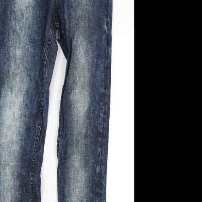 Croker Womens Blue  Denim Skinny Jeans Size 10 L29 in