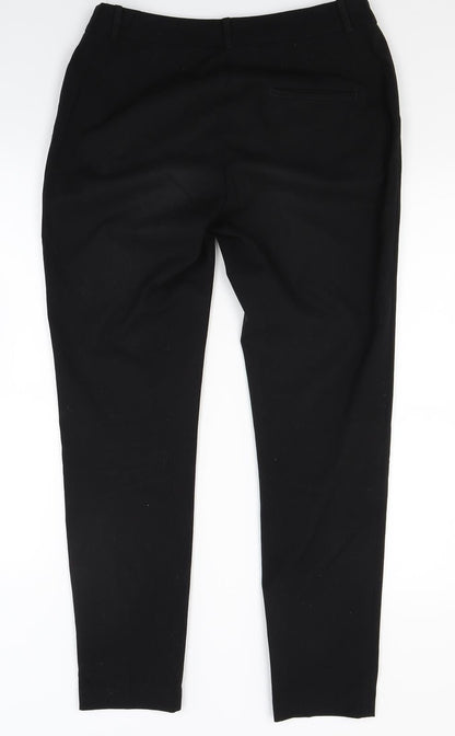 H&M Womens Black   Trousers  Size 8 L27 in