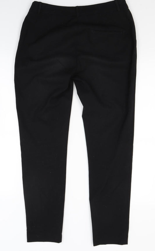 H&M Womens Black   Trousers  Size 8 L27 in