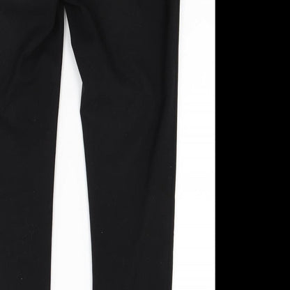 H&M Womens Black   Trousers  Size 8 L27 in
