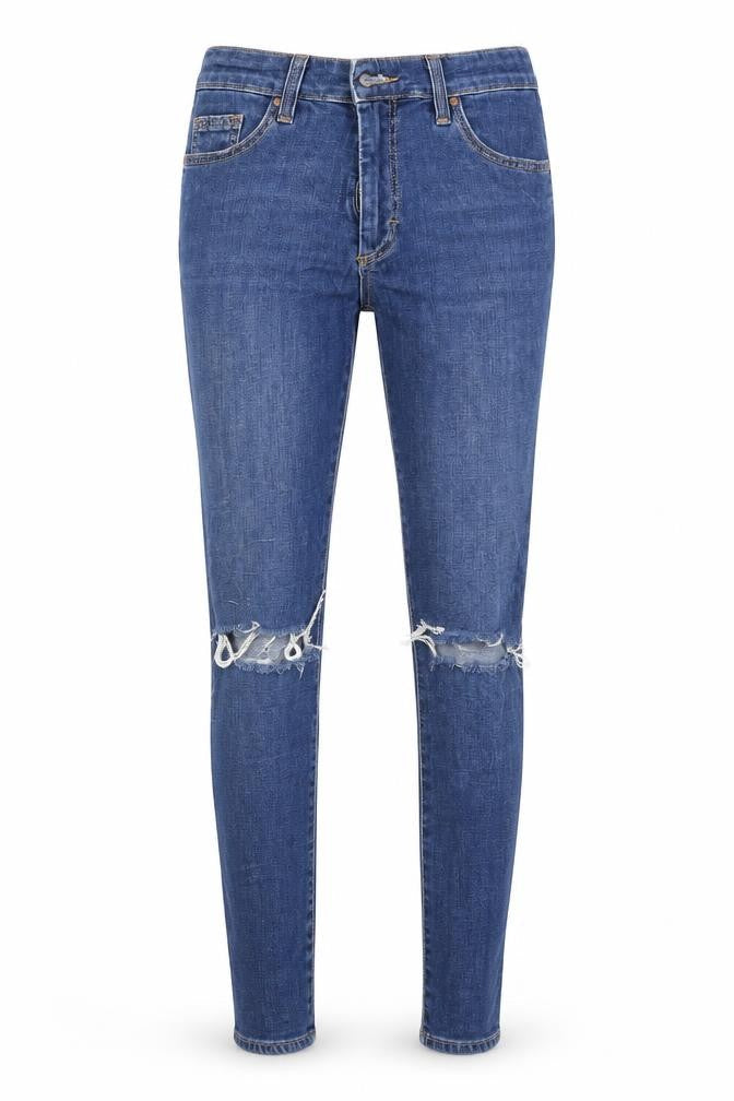 Womens UK Size 25 in Topshop Regular Fit Skinny Blue Jeans