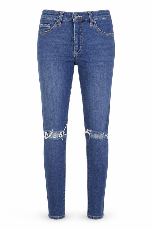 Womens UK Size 25 in Topshop Regular Fit Skinny Blue Jeans