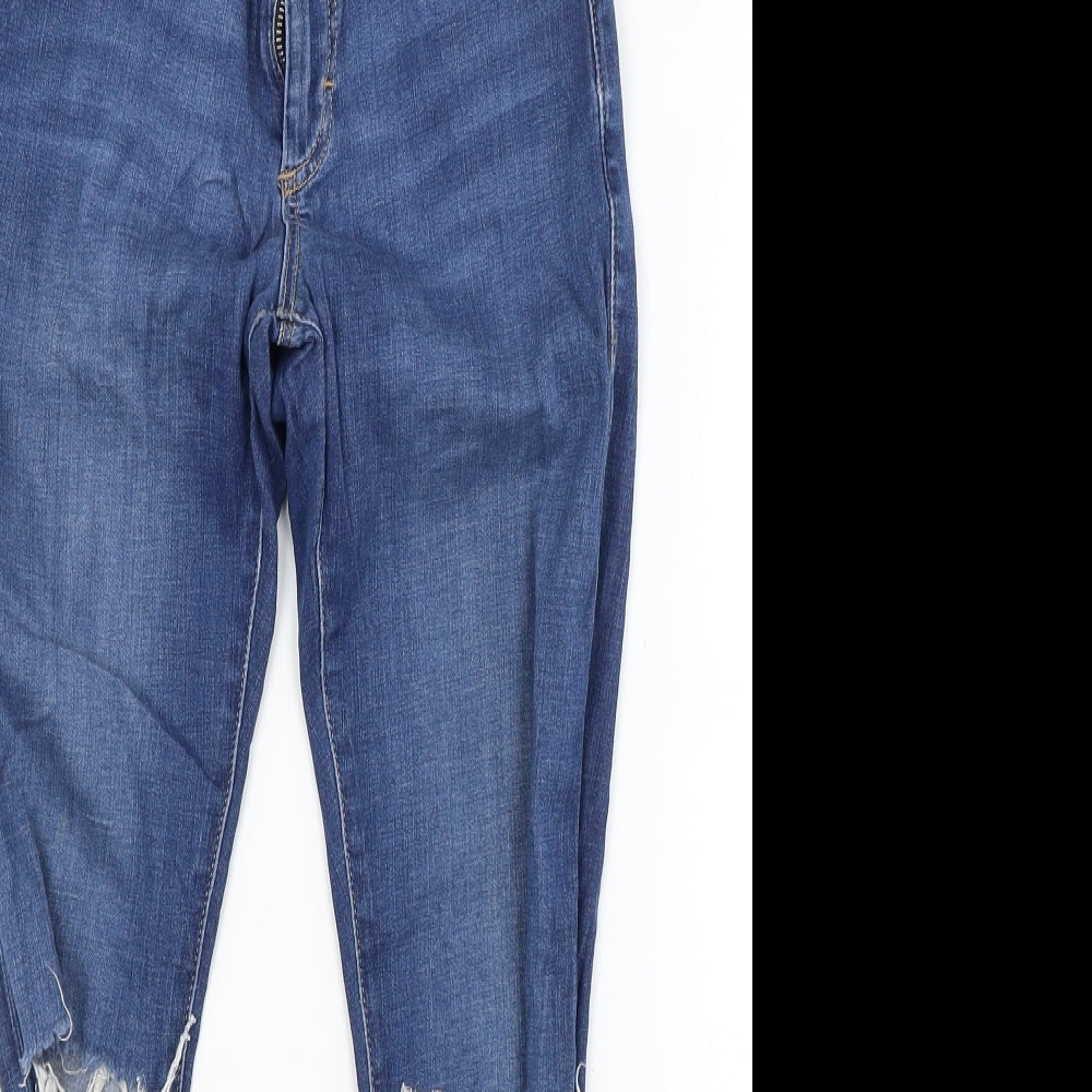 Topshop Womens Blue  Denim Skinny Jeans Size 25 in L26 in