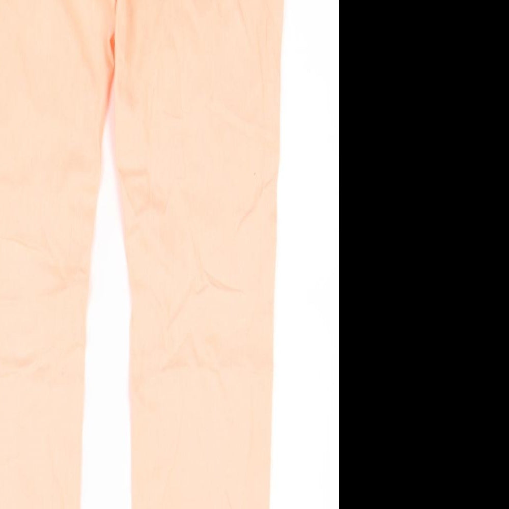 Womens UK Size 10 Gina Regular Fit Skinny Orange Jeans