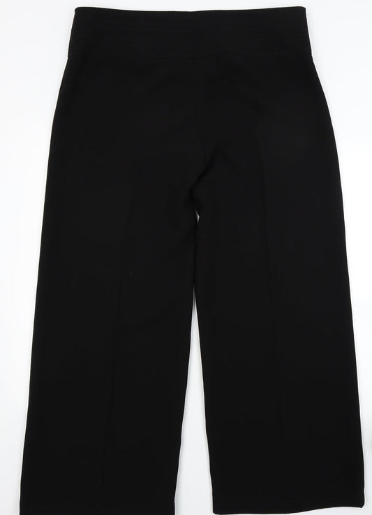 Womens UK Size 18 Reflections Regular Fit  Black Trousers