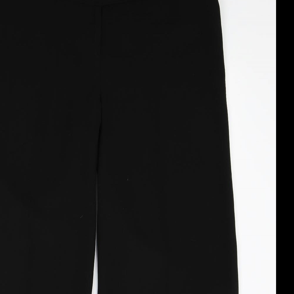 Womens UK Size 18 Reflections Regular Fit  Black Trousers