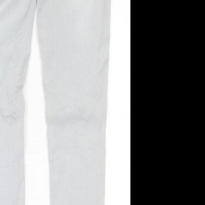 Matalan Womens Grey  Denim Skinny Jeans Size 10 L25 in