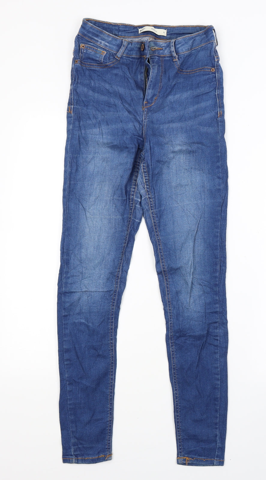Womens UK Size M Gina Tricot Regular Fit Skinny Blue Jeans