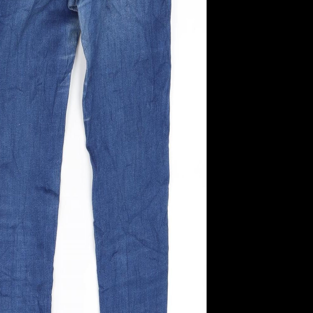 Womens UK Size M Gina Tricot Regular Fit Skinny Blue Jeans