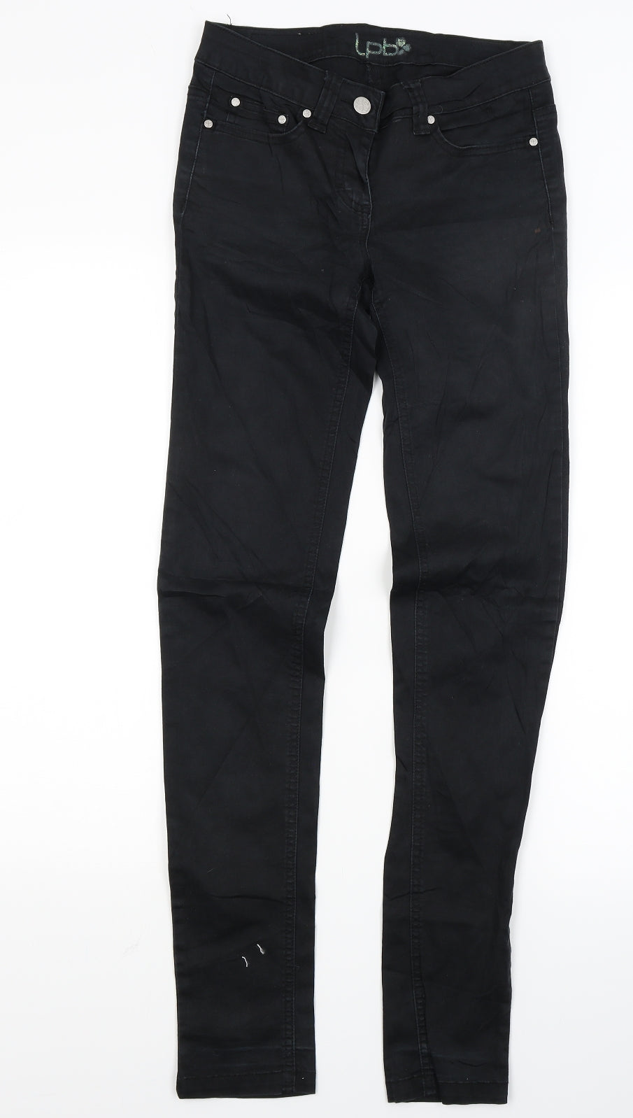 Lpb Womens Black  Denim Skinny Jeans Size 6 L30 in