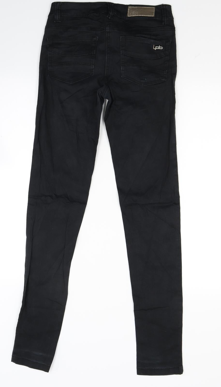 Lpb Womens Black  Denim Skinny Jeans Size 6 L30 in