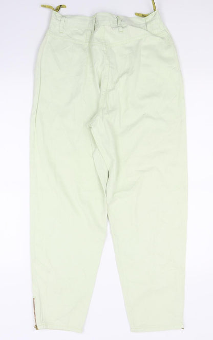 C&A Womens Green  Denim Tapered Jeans Size 8 L28 in