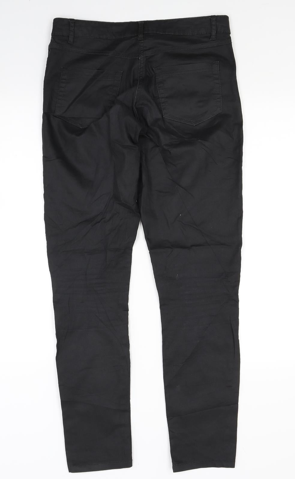 Womens UK Size 8 Blue motion Regular Fit Skinny Black Jeans