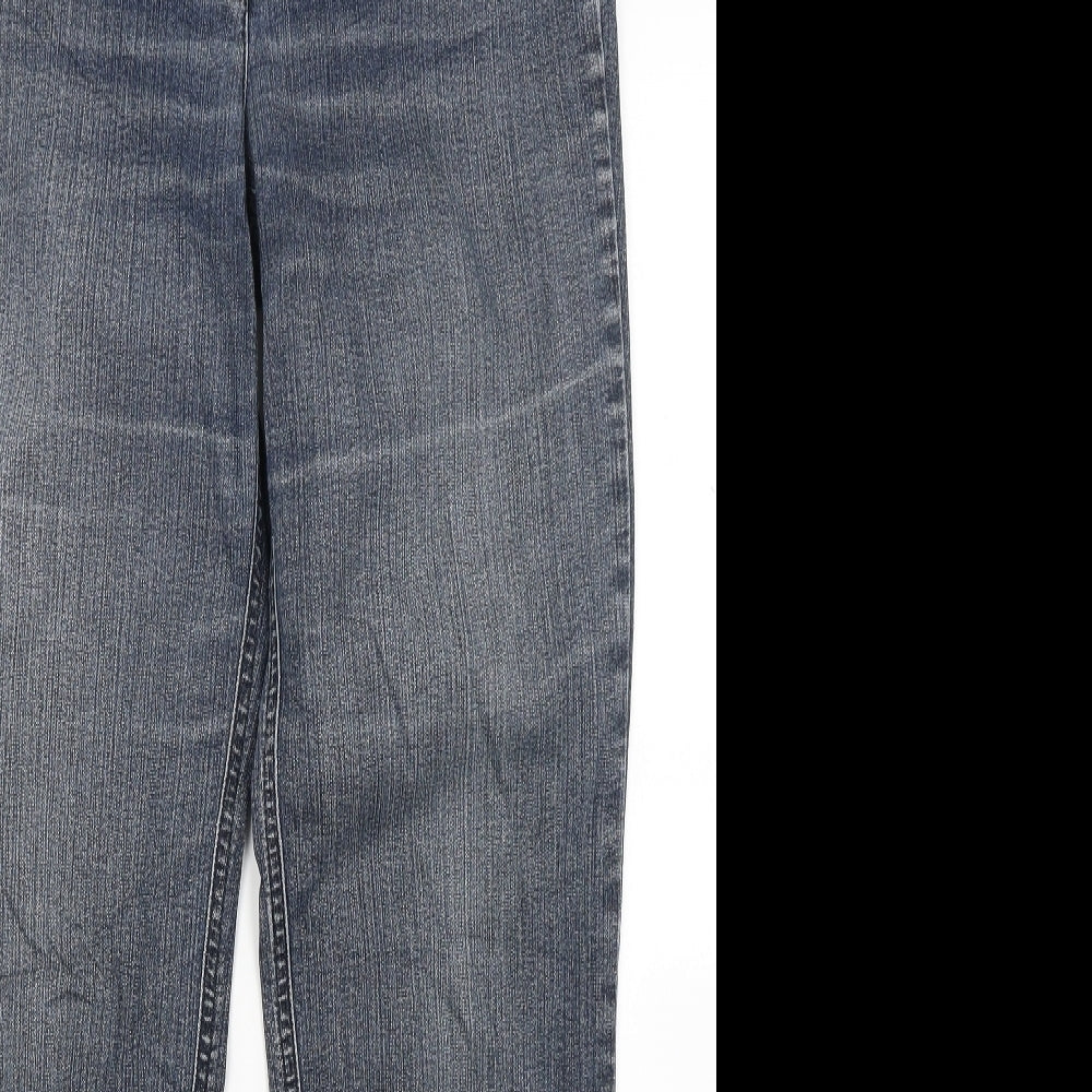 Womens UK Size 12 ZERRES Regular Fit Straight Blue Jeans