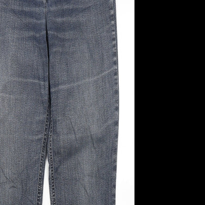 Womens UK Size 12 ZERRES Regular Fit Straight Blue Jeans