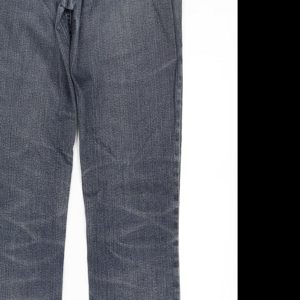 Womens UK Size 12 ZERRES Regular Fit Straight Blue Jeans