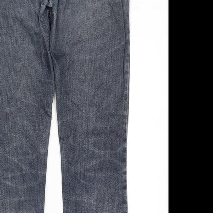 Womens UK Size 12 ZERRES Regular Fit Straight Blue Jeans