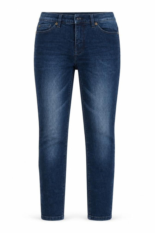 Womens UK Size 10 Rainbow Regular Fit Skinny Blue Jeans