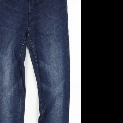 Rainbow Womens Blue  Denim Skinny Jeans Size 10 L26 in