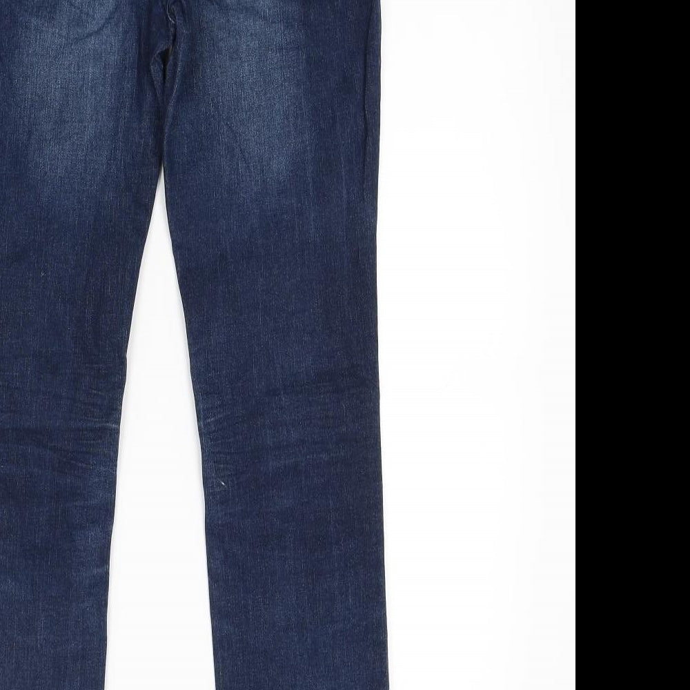 Rainbow Womens Blue  Denim Skinny Jeans Size 10 L26 in