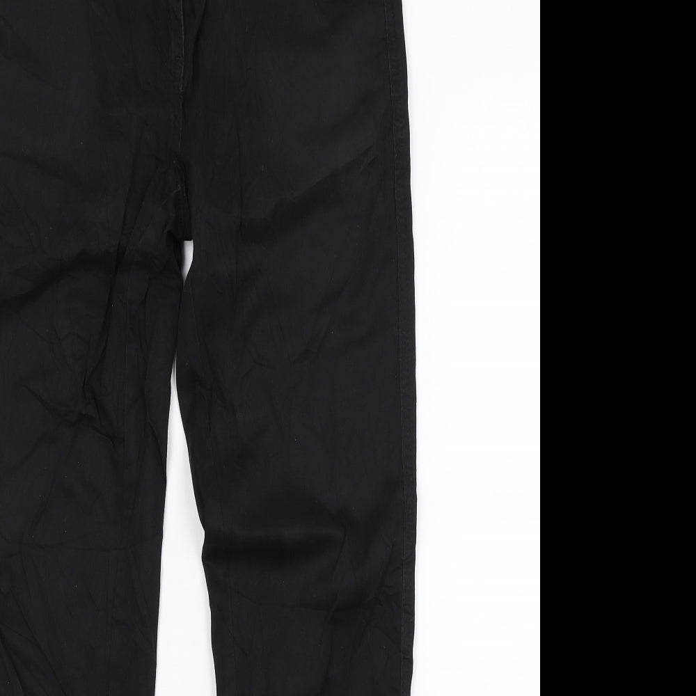 Womens UK Size 10 Preworn Regular Fit Skinny Black Jeans