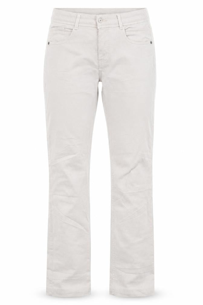 Womens UK Size 29 in Street One Regular Fit Skinny White Jeans