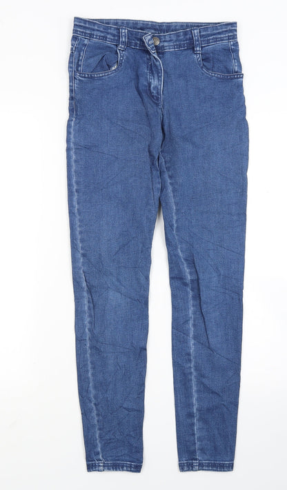 Yigga Girls Blue  Denim Skinny Jeans Size 13 Years