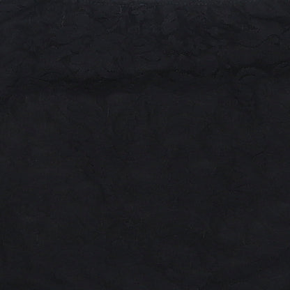 Womens UK Size 12 New Look Black Cropped T-Shirt