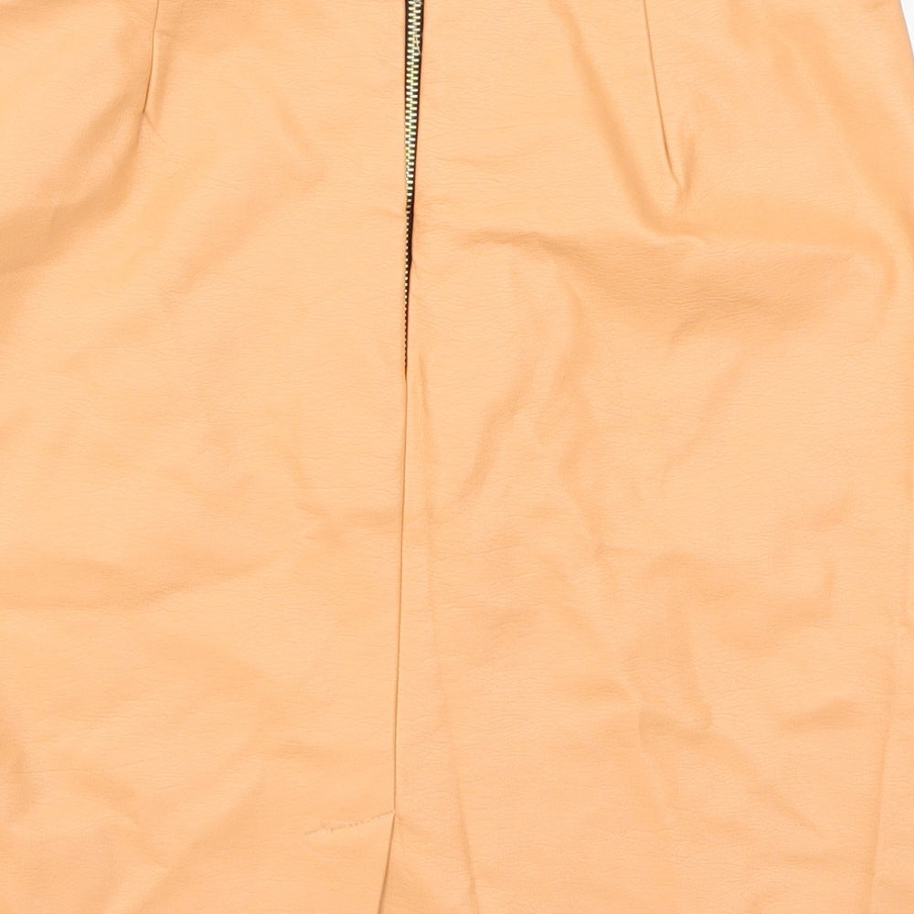 Atmosphere Womens Orange   Mini Skirt Size 10