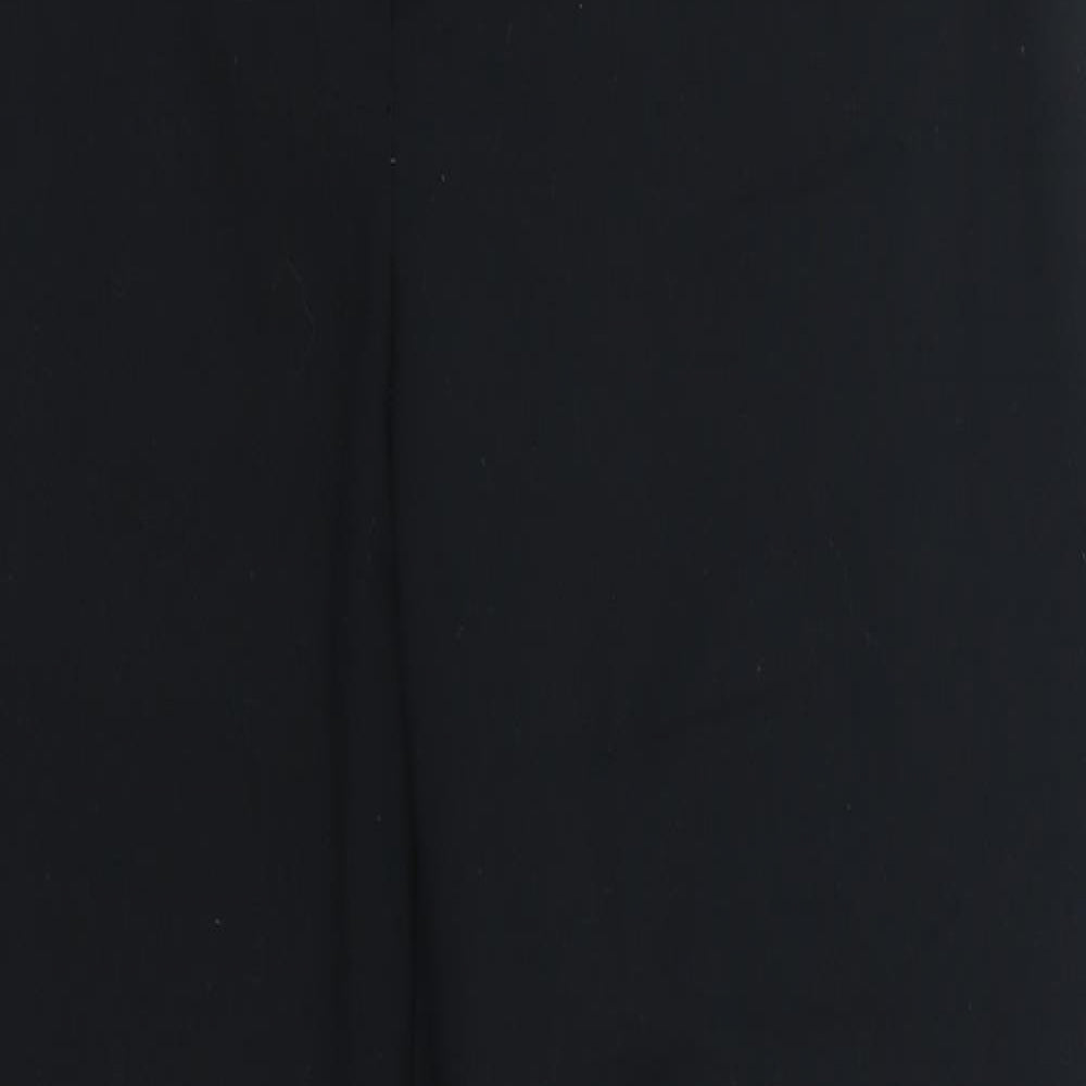 Womens UK Size 10 Marks and Spencer Regular Fit  Black Trousers