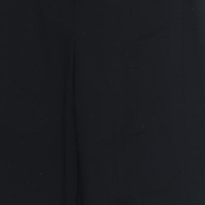 Womens UK Size 10 Marks and Spencer Regular Fit  Black Trousers