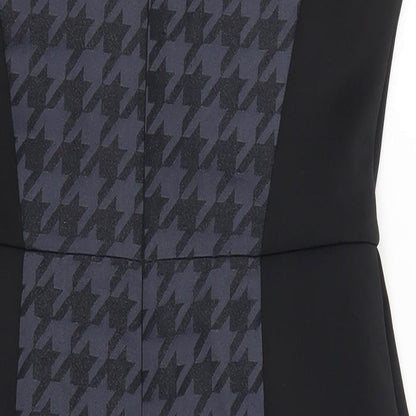 Atmosphere Womens Blue Herringbone  Pencil Dress  Size 12